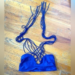 Mikoh Bikini Top in Royal Blue